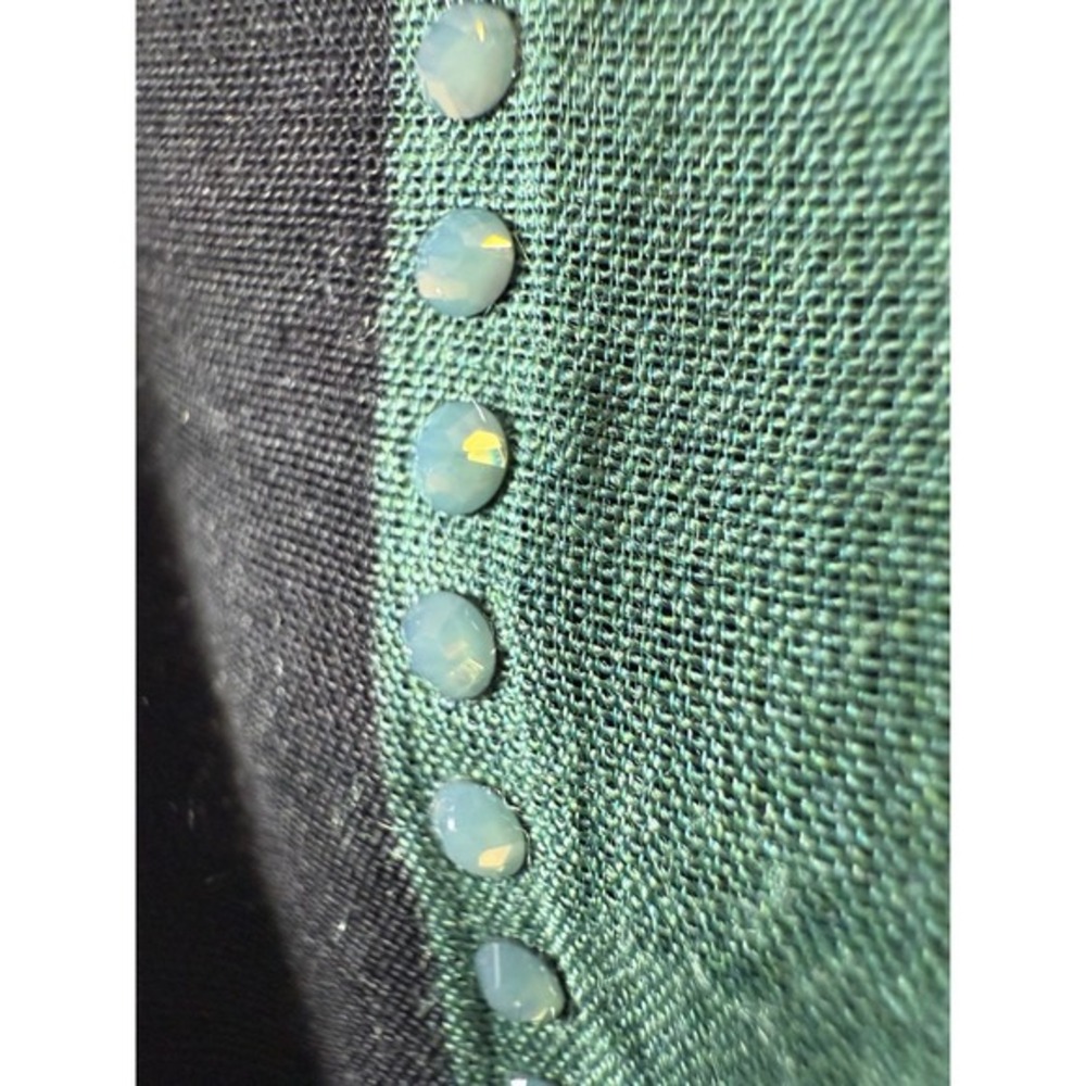 Sari Gueron‎ Silk Blend Dress Womens 4 Abstract Floral Cocktail Sheath Art - Picture 9 of 12